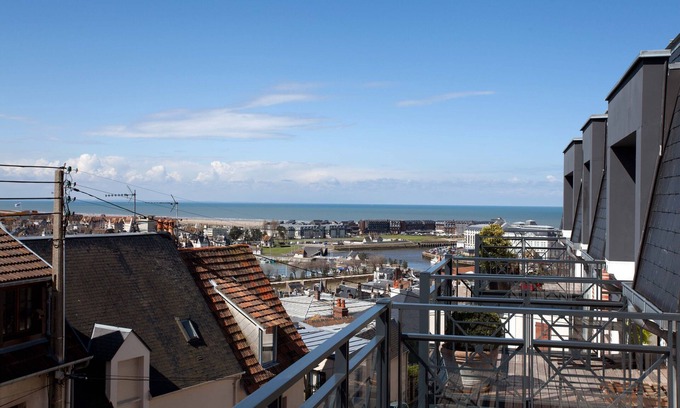 Trouville-sur-Mer Apartamento | Vista al mar: "The Clos", 3p Neuf Gd Standing (70 m2) - familia (5 pers.) - Trouville