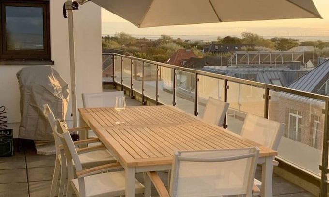 Wangerooge Apartamento | Sea view penthouse Wangerooge with sea view
