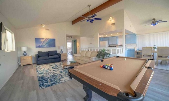 Silver Strand Apartamento | Sea View, Pool Table, Surf, Kayak, Bikes, W/d, A/c
