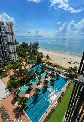 Kuantan Apartamento | Sea View & Pool View & WiFi & Netflix at Iman Kazoku TimurBay Ville Studio 2BDR