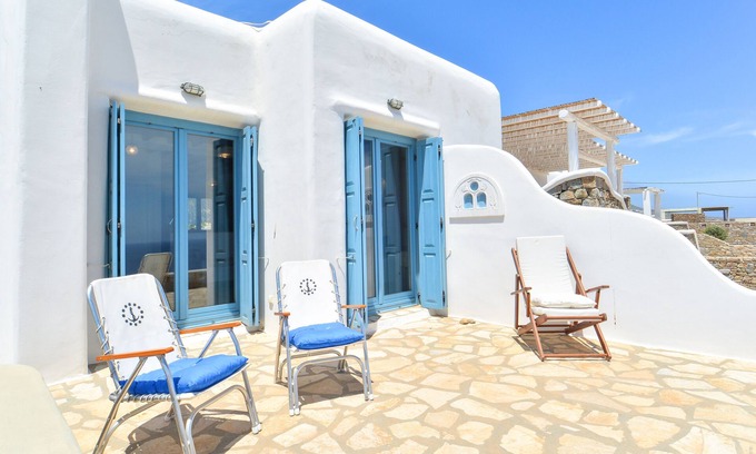 Kalafatis Villa | Sea View Villa Near Kalo Livadi