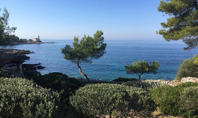 Cove Osibova (Milna) Casa | Casa de estilo Zen frente al mar con playa privada y amarre / servicio de conserjería las 24 horas