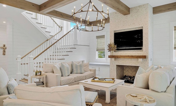 Cottage District Casa | Seaside, Gulf Views, Elevator, Sleeps 16 - Luxury w/ 3 Car Private Parking!