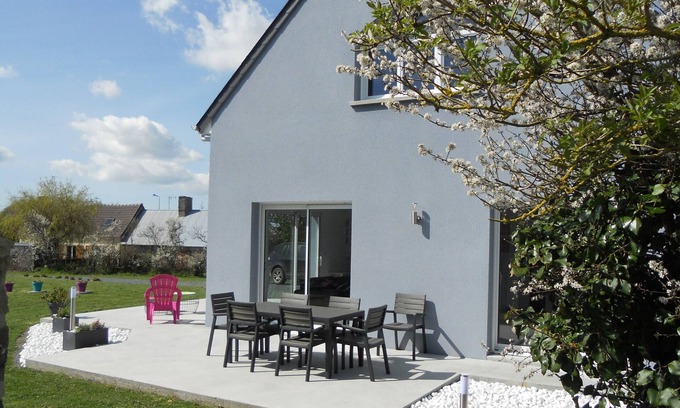 Saint-Remy-des-Landes Casa | CASA JUNTO AL MAR EN NORMANDIA - CERCA DE PORTBAIL Y CARTERET