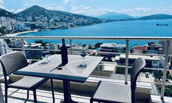 Sarande Apartamento | Seaside Serenity! Free Parking & Wifi / 2bed, 2bath / Beautiful View