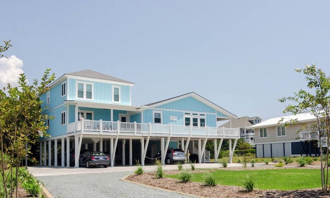 Shell Island Casa | Secluded 7BR home with EV charger and ocean views!