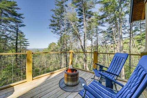 Brevard Casa | Secluded Brevard Cabin with Private Waterfall!