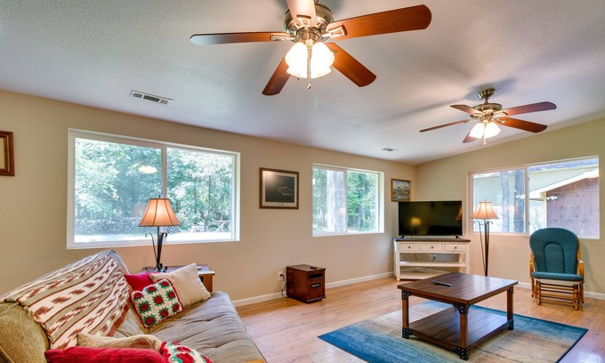 Diamond City Casa | Secluded Diamond City Home w/ Fire Pit!