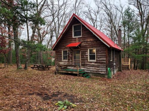 Paris Casa | Secluded Luxury Cabin with Hot Tub on 10 Private Acres near Trails in Reed City, Michigan