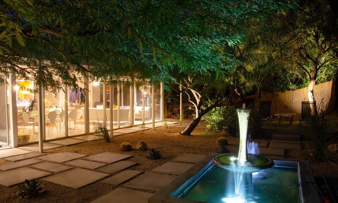 Cathedral City Cove Casa | Secluded Midcentury Oasis! Pool, spa, outdoor kitchen, super close to hiking 🌴