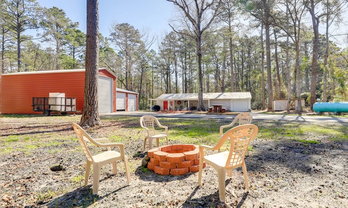 Newport Casa | Secluded Newport Getaway w/ Fire Pit & Grill!