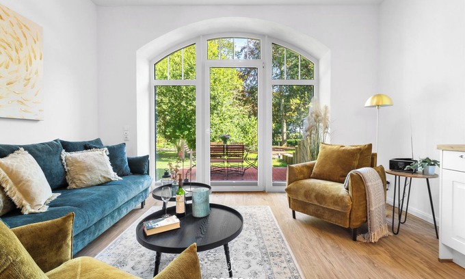 Hedwigenkoog Apartamento | Seepferdchen- Terrasse mit Blick ins Grüne & Platz für 6 Personen auf 120 m²