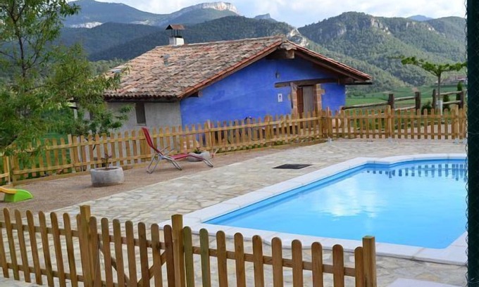 Penarroya de Tastavins Cabaña | Casa rural (alquiler íntegro) Mas de Salvador para 4 personas. LA SALA