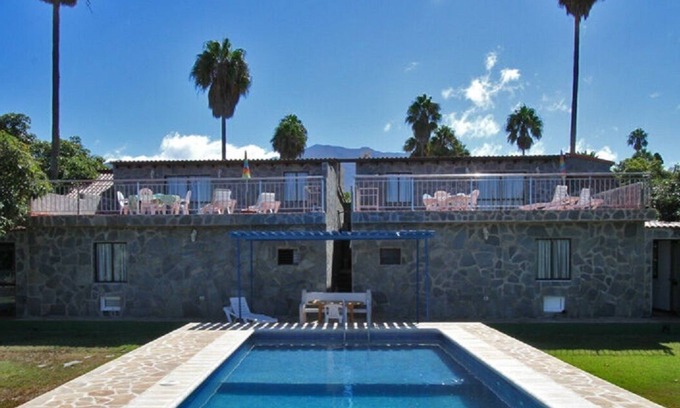 El Granel Casa | Semi-detached holiday home with pool and sea views