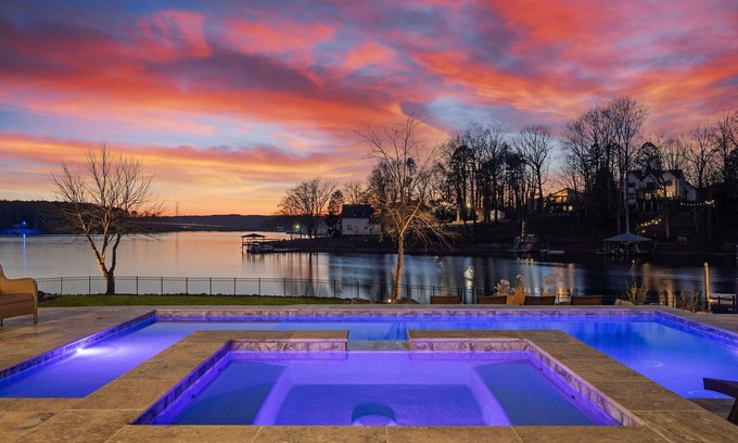 Lake Norman of Catawba Casa | Sensational Sunsets by SoCharm | *Brand NEW* Luxury Home w/Pool/Hot Tub and Expansive Views
