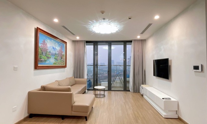 Tu Liem Apartamento | Serene 4-bedroom apartment with AC in Vinhomes Skylake