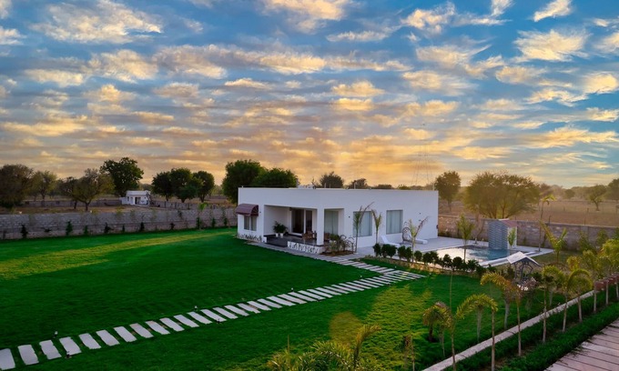 Jaipur District Villa | Serene environment with lush green garden. Pollution free environment