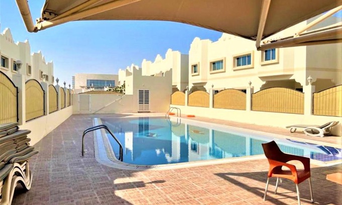 Doha Villa | Serene Family villa with Pool near Khalifa Stadium
