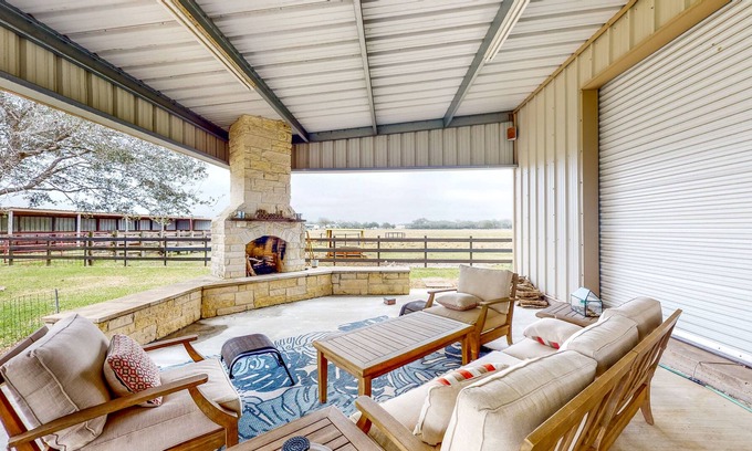 Blessing Casa | Serene farm stay with a pond, spacious porch
