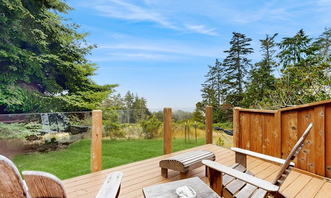 Sea Ranch Casa | Serene, ocean view, hillside home w/grill + shared pool, sauna, tennis courts