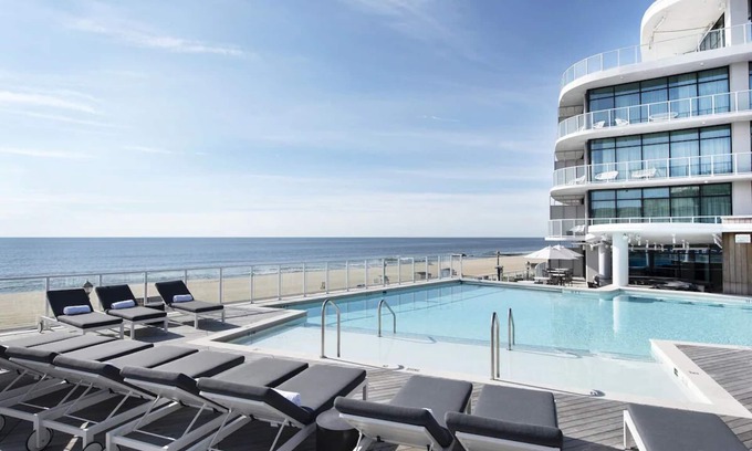 Long Branch Casa | Serene Oceanfront Stay with Modern Fitness Center & Bar | 2 Units
