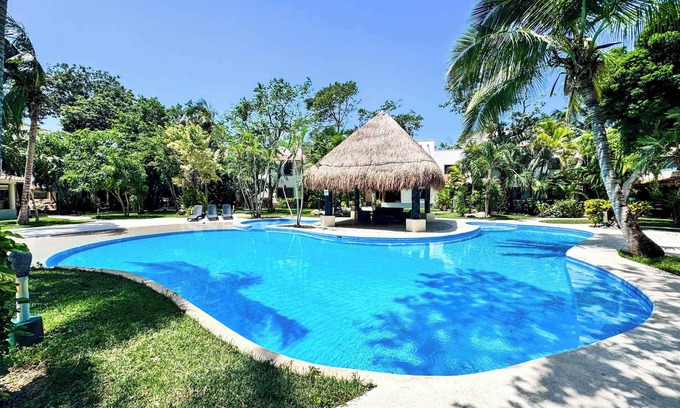 Playacar Casa | Serene Playacar Escape | Pool | Patio | Near Beach