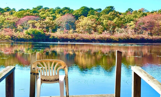 Hyannis Casa | Serene Waterfront Cottage with Private Dock, Walk to Beaches, Golf, Cafe & Shops