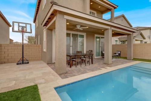 North Las Vegas Casa | Serenity Retreat: 3BR, Heated Pool, Parking