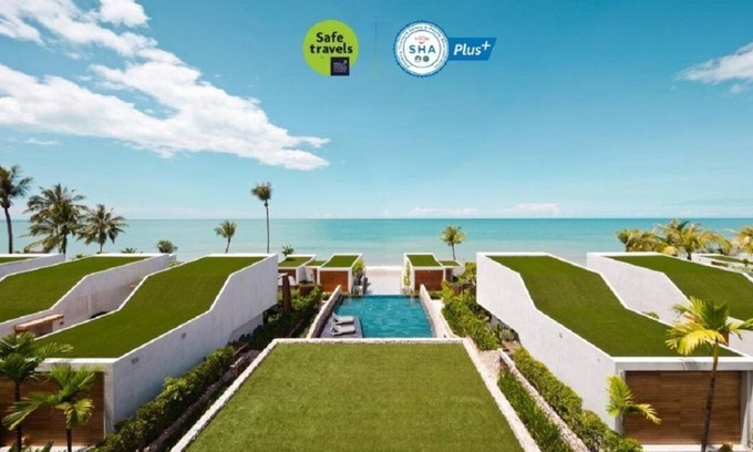 Khuekkhak Apartamento | Villa frente a la playa con piscina (BS1)