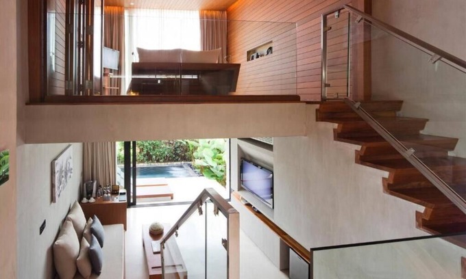 Khuekkhak Villa | Grand Duplex Pool Villa Cama King (G7)