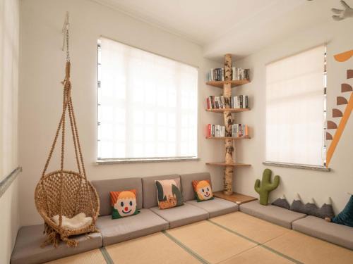 Huangpu Apartamento | Shanghai Hills & Gefii Animal Crossing 2 rooms with Family space