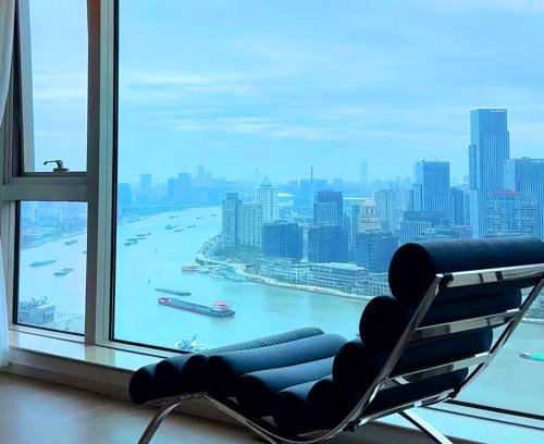 Pudong Apartamento | Shanghai Skyline - Spacious&Elegant Luxury Apartment in Lujiazui near Shanghai Center Tower