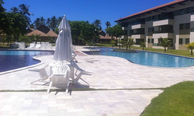 Praia dos Carneiros Apartamento | Ovejas Beach Resort - Piso super completo para hasta 6 personas