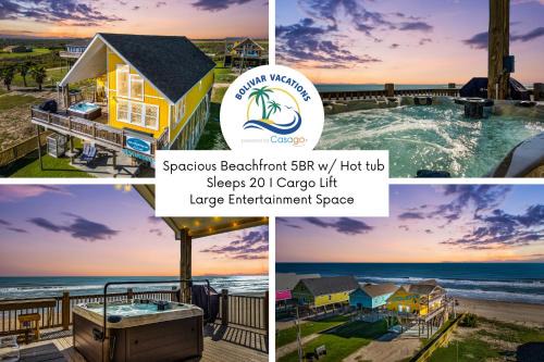 Port Bolivar Casa | Shenanigans! Beachfront & HotTub