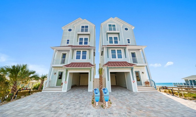 Lower Grand Lagoon Casa | "Shore Thing" Brand New Beachfront Rental Home in Panama City Beach - Perfect for Group Getaway!