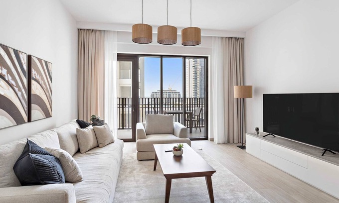 Dubai Apartamento | Silkhaus Stylish 1BDR | New Sunset Creek Tower