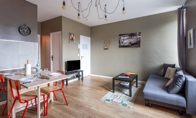 Saint-Coulomb Apartamento | Sillon - appartement avec jardin