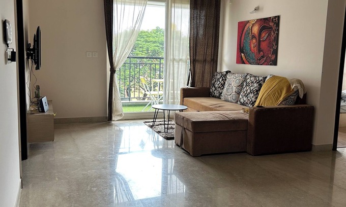 Nagavara Apartamento | Silvermist Retreat. Charming 2-bedroom apartment in Bengaluru
