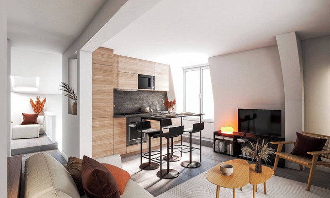 Poissy Apartamento | Situé Dans le Centre-ville et à 3 Minutes de la Gare