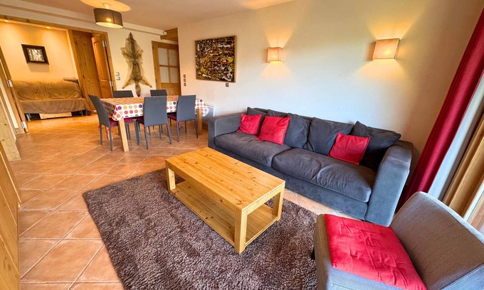 Saint-Martin-de-Belleville Apartamento | Alquiler de chalet a pie de pistas con terraza y todas las comodidades en St Martin de Belleville