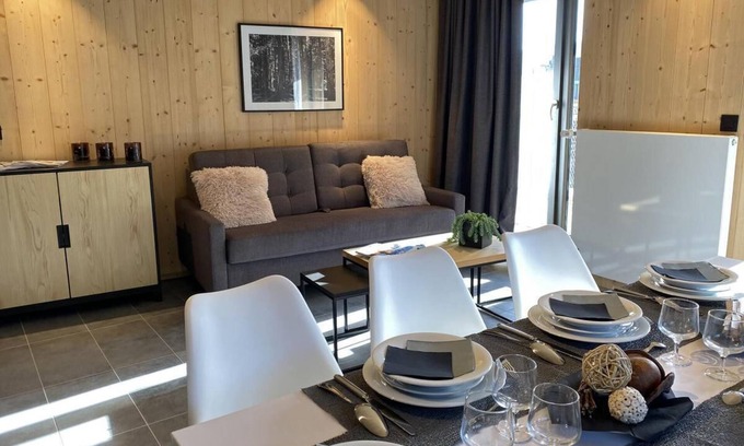 Piau Engaly Apartamento | 100m del centro estación, fitness, terraza, parking, tv, 45m², Piau Engaly
