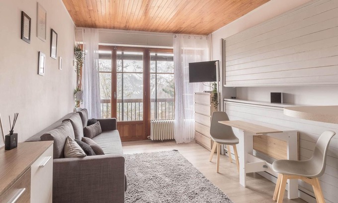 Orcieres-Merlette Casa | Estudio en Orcières con Vistas a Montañas