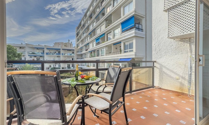 Marbella Seafront Promenade Apartamento | Skol 208A First Line Beach West Facing Duplex Apartment