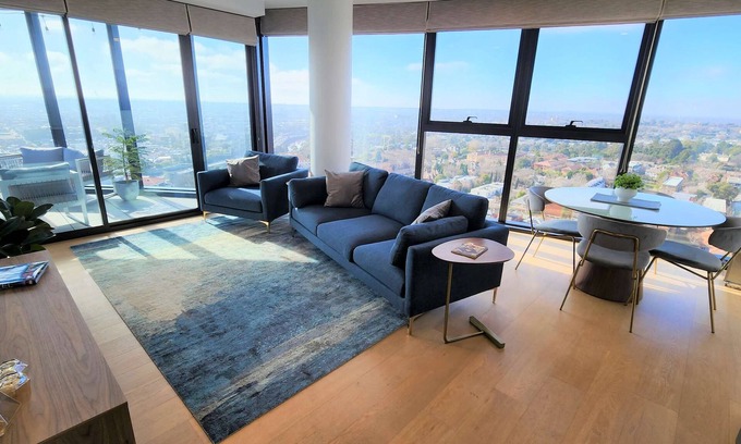 South Yarra Apartamento | Sky-high South Yarra luxury 2 bed sleeping up to 4