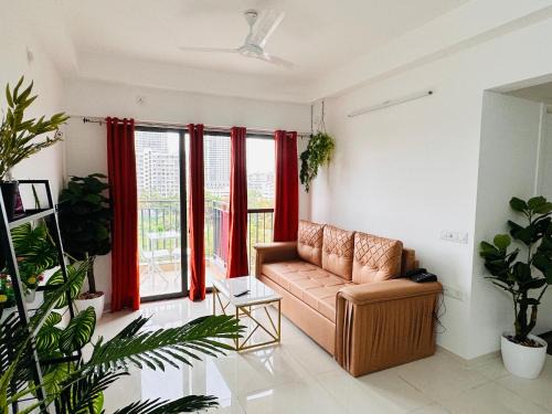 Hadapsar Apartamento | Skye Private 1Bhk in Amanora Park Town with WiFi AC Smart TV Washing Machine