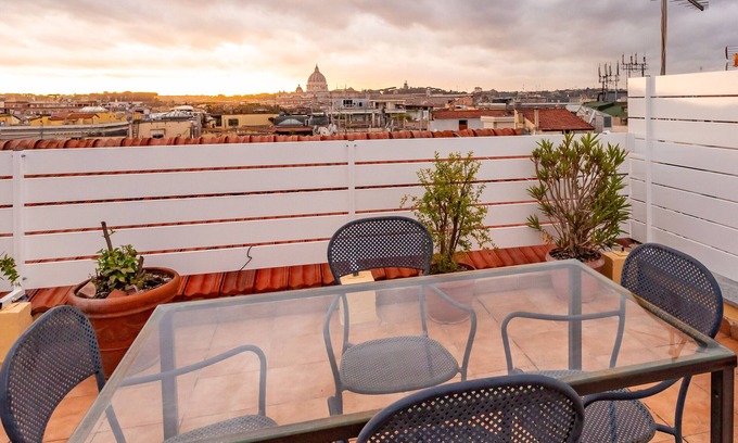Prati Apartamento | Skyline Penthouse with Private Rooftop