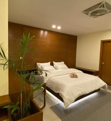 Islamabad Apartamento | Skyluxe Designer Studio with rooftop Pool & Self Check In