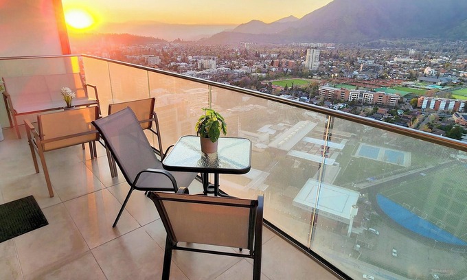 Apoquindo Apartamento | SkyView Andes & Manquehue - Apt 36th Floor - Las Condes, Chile