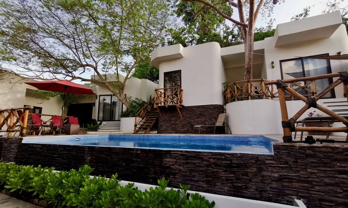 San Francisco Villa | Pequeña Villa con 6 habitaciones en San Pancho 16 personas