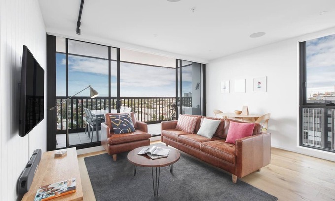 Collingwood North Apartamento | Smith Street Crossing Central City view Serenity